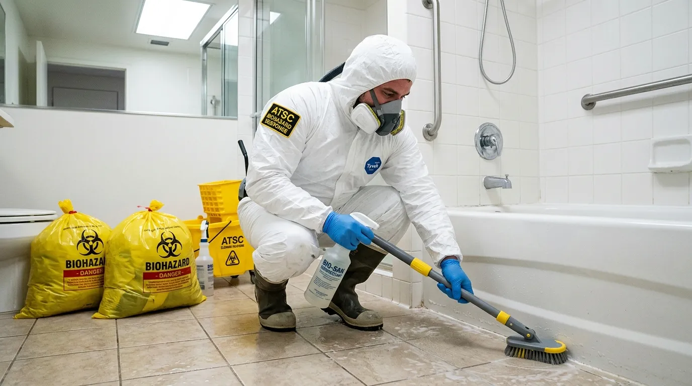 Decontamination equipment deployed for Blood Cleanup in Newton Upper Falls